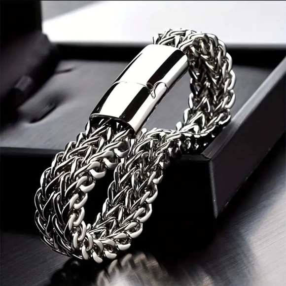 Other - Men's Titanium Stainless Steel Bracelet-SALE